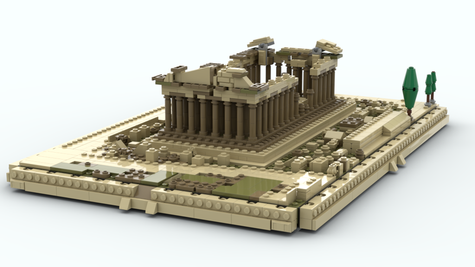 Marquee respektfuld diktator LEGO IDEAS - Your creations in the world-famous LEGO House! - Architecture:  The Parthenon