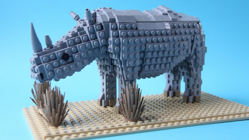 LEGO IDEAS LEGO Endangered White Rhino