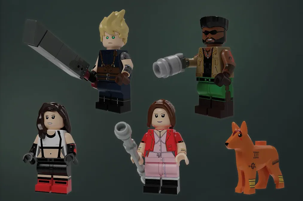 Final fantasy lego discount minifigures