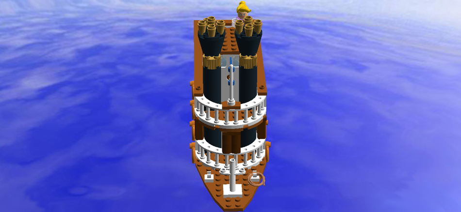 lego paddle steamer