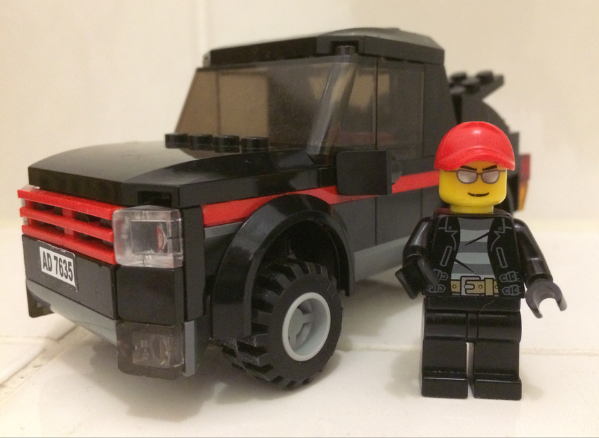 Custom lego pickup online truck