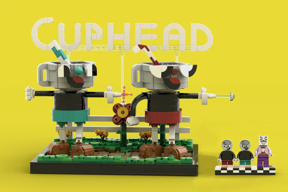 Lego cuphead on sale