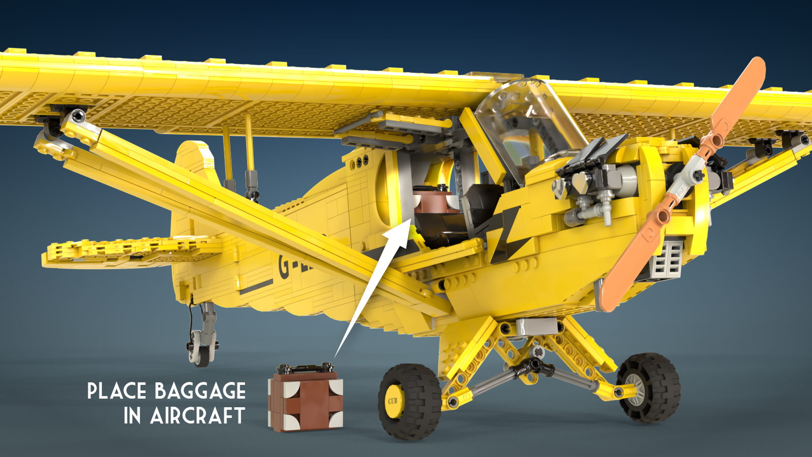 Lego bush online plane