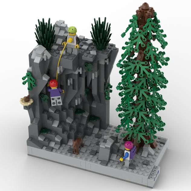 LEGO IDEAS An escape a reset in the A Frame Cabin Rock Climbing Adventure