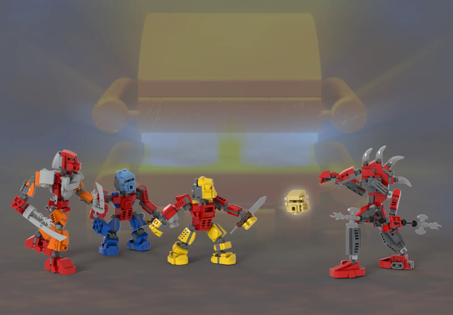 LEGO IDEAS Bionicle Battle for the Mask of Light