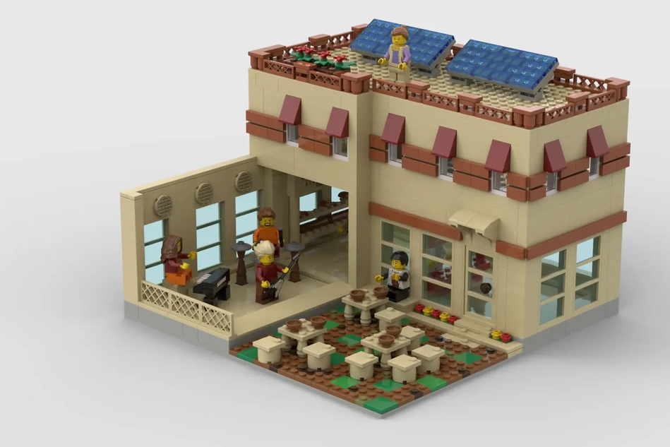 Lego modular online restaurant