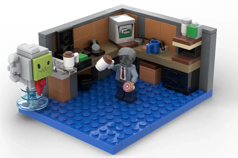 initial Uforglemmelig Vær stille LEGO IDEAS - Job Simulator Office Cubicle