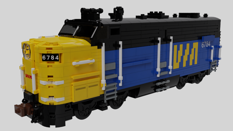 lego diesel train