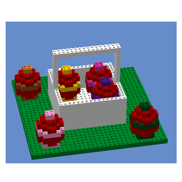 LEGO IDEAS Brickbuilt Easter Eggs The Easter Egg Basket