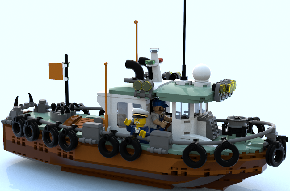 Lego fishing online boat