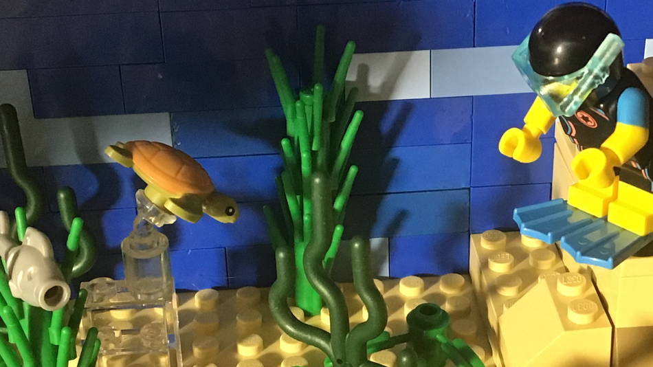 Lego discount scuba diving