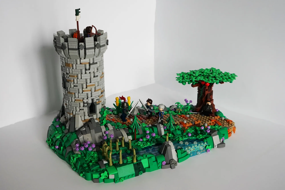 Lego castle 2024 building techniques