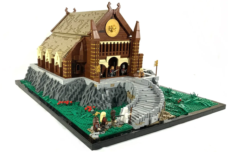 LEGO IDEAS - Lord of the Rings Set: Edoras/The Golden Hall