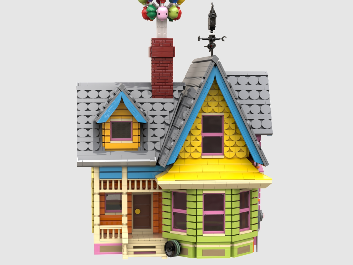 LEGO Ideas Pixar's Up House With Balloons Achieves 10,000