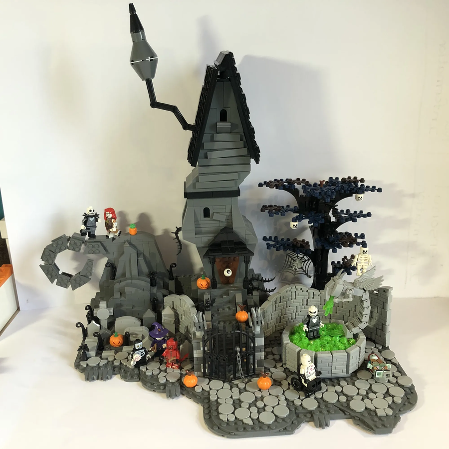 LEGO Ideas Feature: The Nightmare Before Christmas – Halloween Town – The  Brick Post!