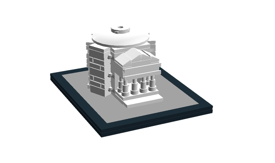 LEGO IDEAS Micro Rome 3 The Pantheon