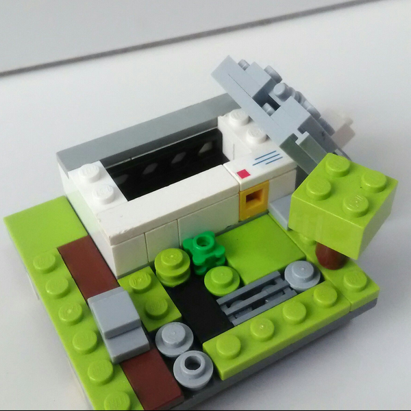 Building with LEGO – micro-scale building