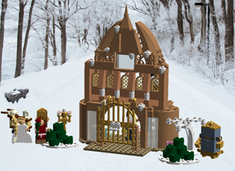 Beauty and deals the beast lego