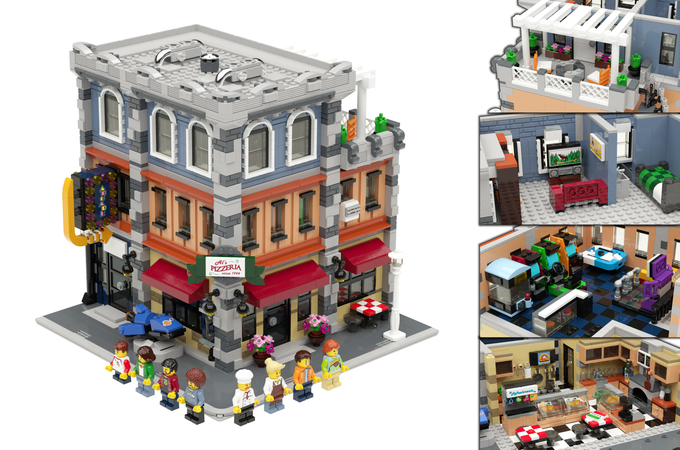 cheap lego modular buildings