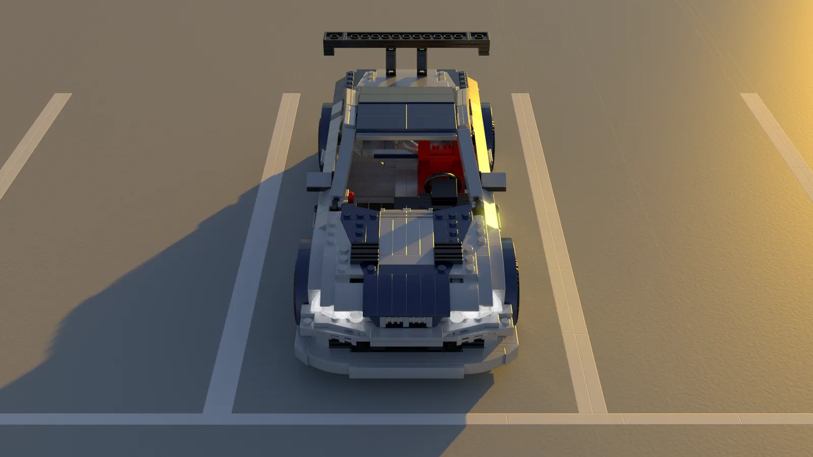 LEGO MOC BMW M3 E46 GTR Most Wanted - RC by GoldenBrickDesign