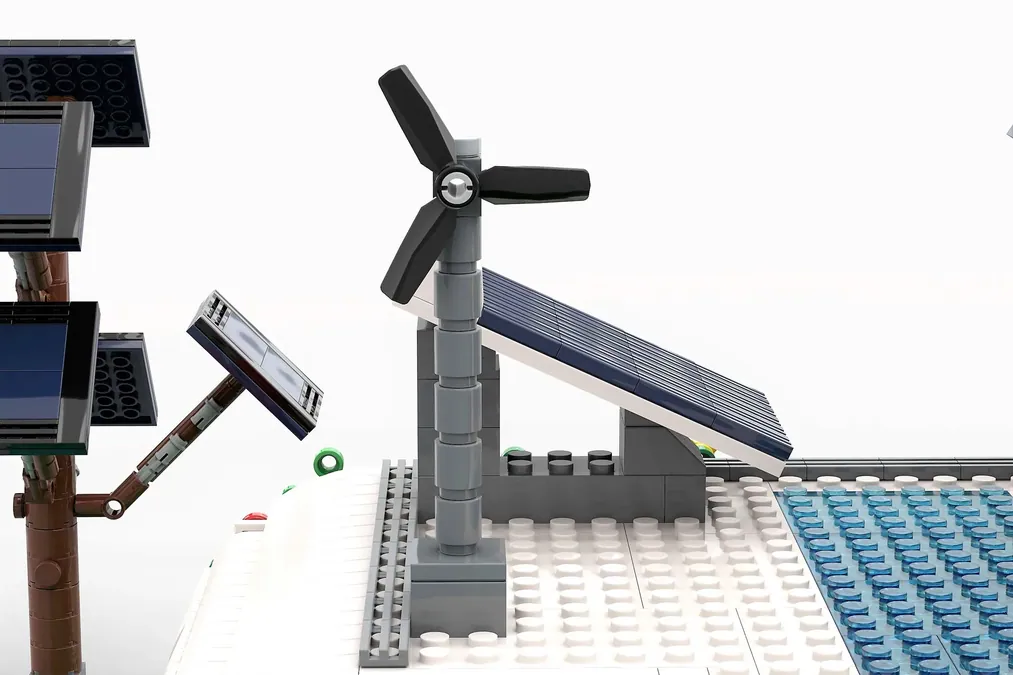 LEGO IDEAS The Sustainable Solar House