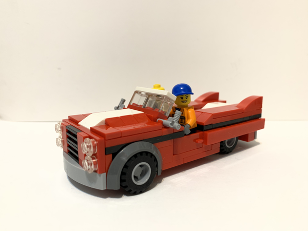 lego 1950s car