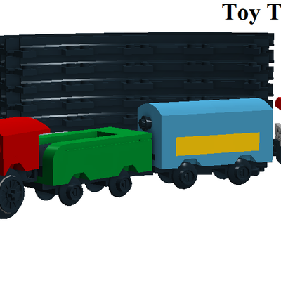 toy train in a tin