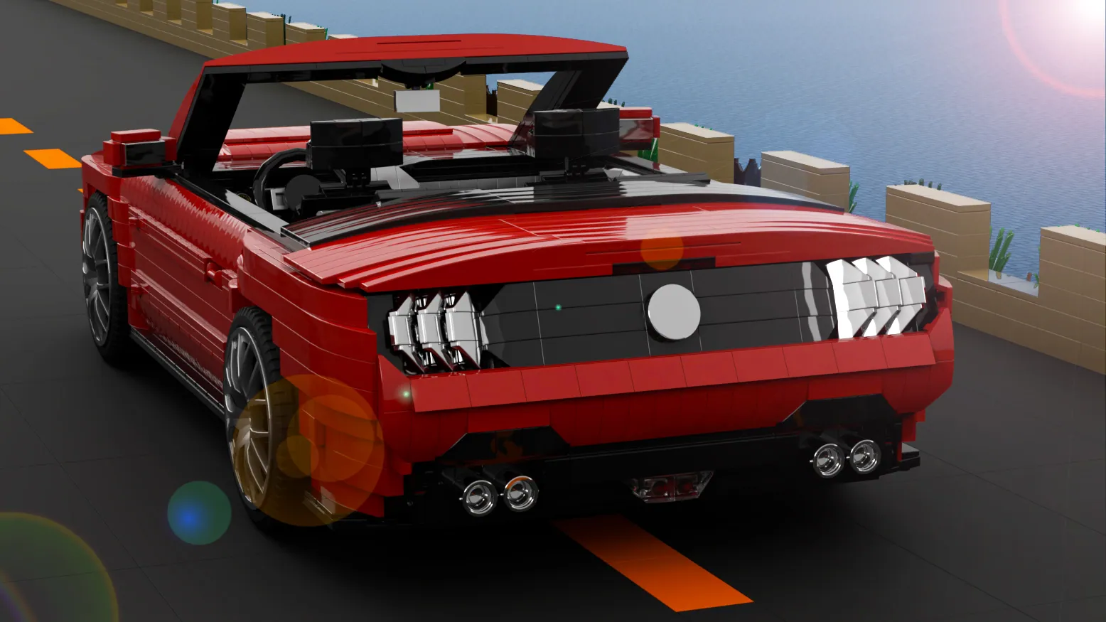 Lego mustang convertible clearance