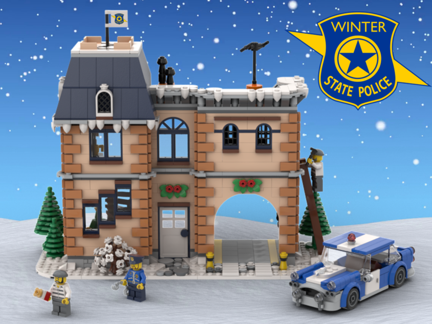 LEGO IDEAS Winter Police Station