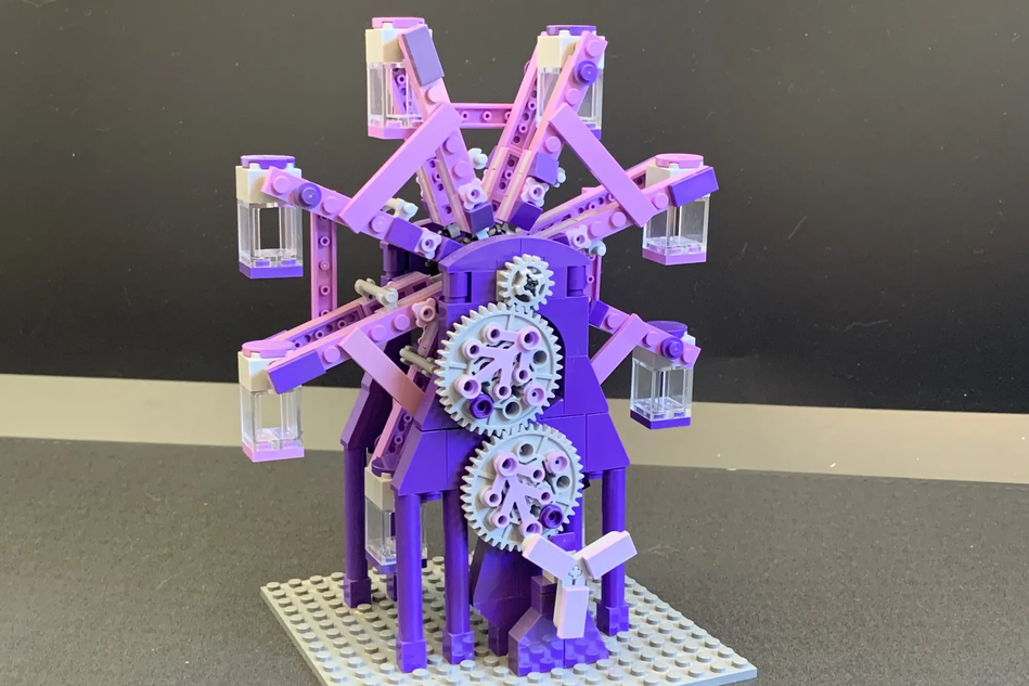 LEGO IDEAS Purple Ferris Wheel