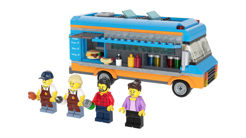 lego burger van