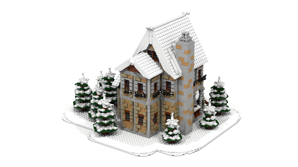 LEGO IDEAS Modular Old Winter Villa