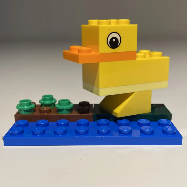 How To Build A LEGO Rubber Duck From ONLY 10 Bricks!