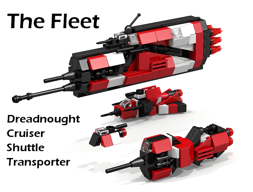 Lego store space fleet