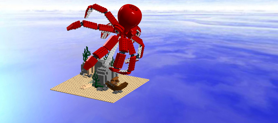 Lego octopus 2024