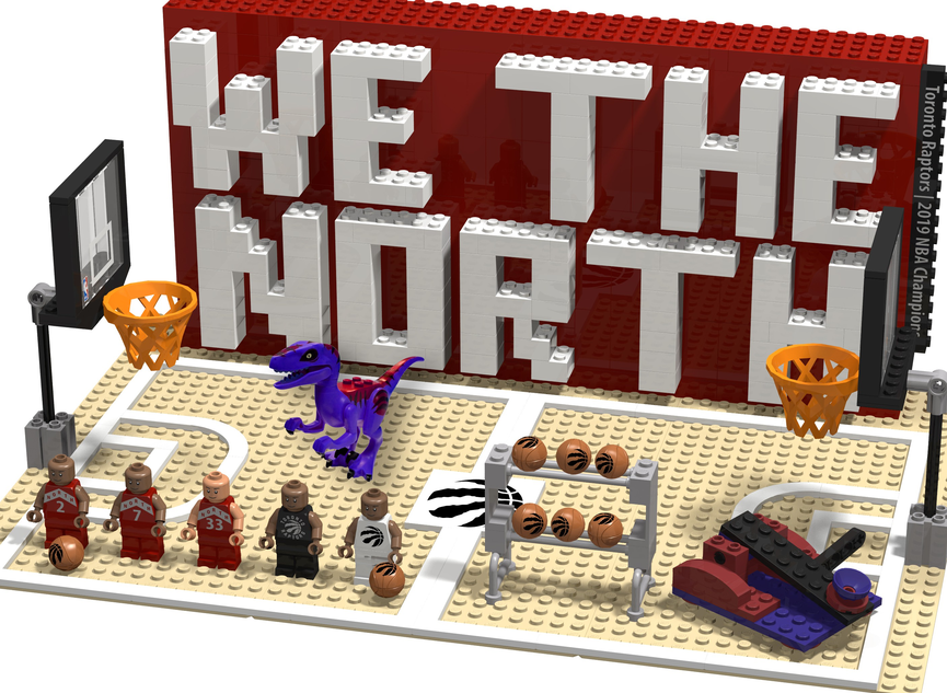 LEGO IDEAS - WE THE NORTH Basketball Shooter - Toronto Raptors 2019 NBA  Champions