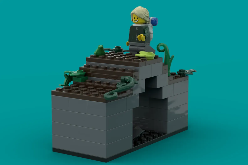 Lego mountain building techniques hot sale