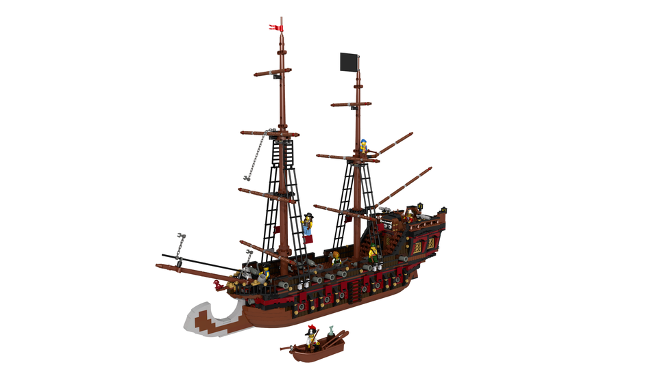 Lego store jackdaw ship