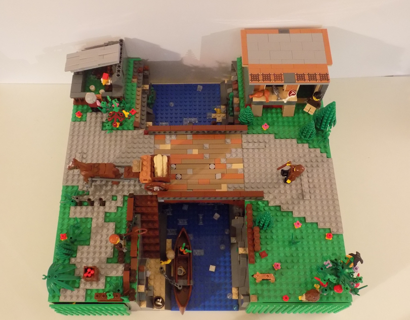 Lego cheap medieval village