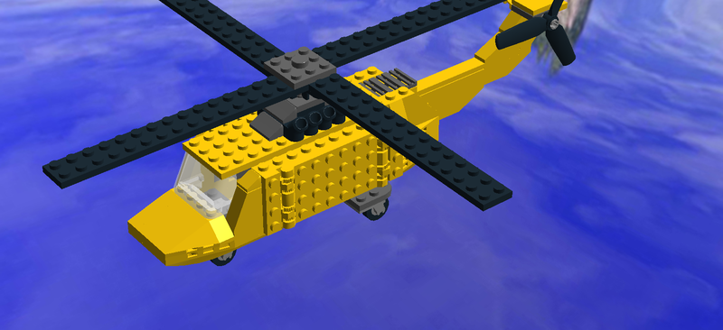 lego sea king helicopter