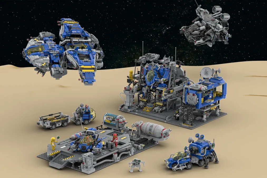 Lego classic hot sale space station