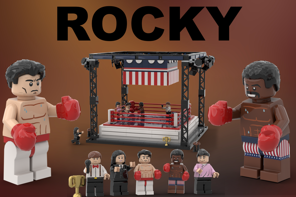 Boxing Arena In Lego