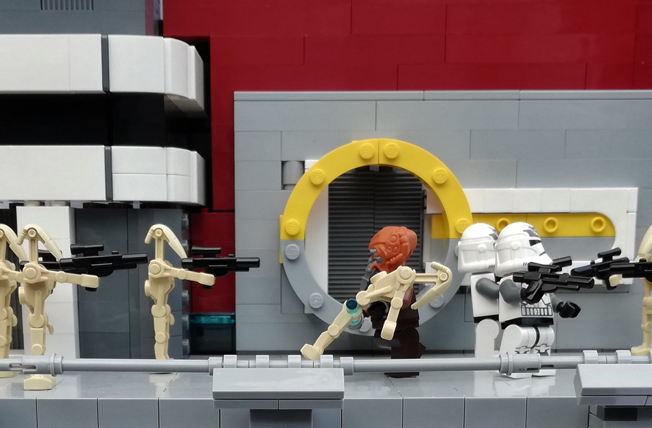 Lego star wars outlet battle of coruscant