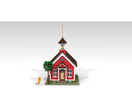 lego schoolhouse