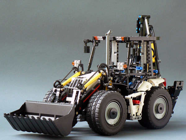lego pneumatic excavator
