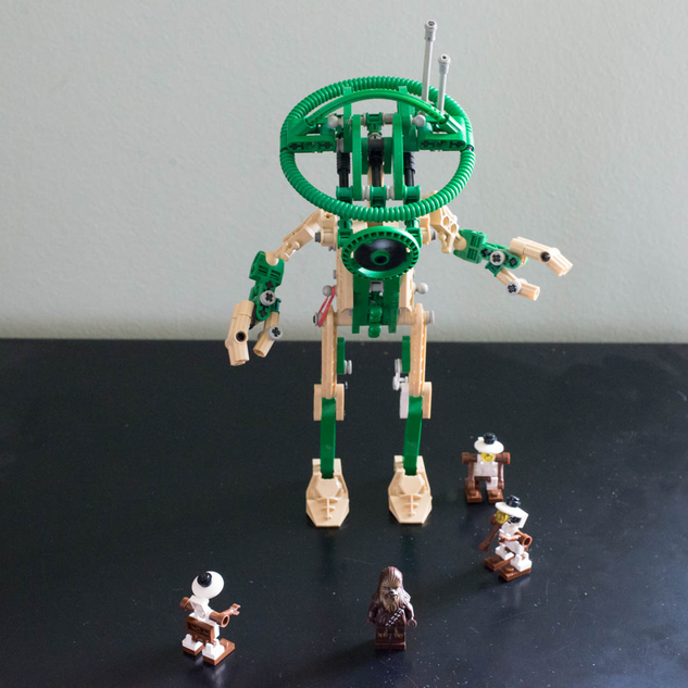 LEGO IDEAS Star Wars Toy Photography A Pit Droid s Big Brother