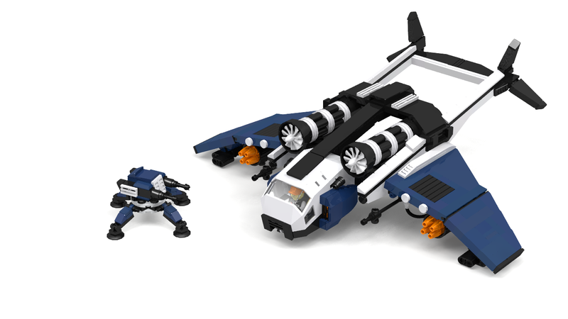 lego dropship moc