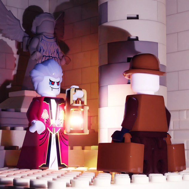 LEGO IDEAS Scary Builds Meeting Count Dracula