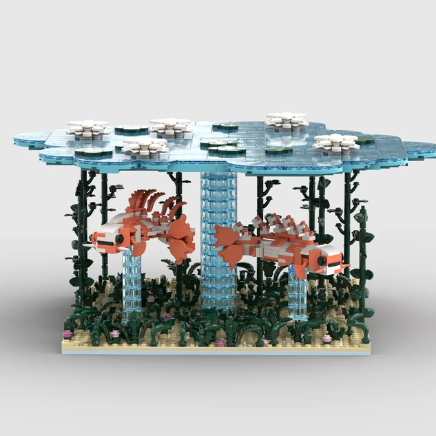 LEGO IDEAS Celebrate Japanese Culture Koi Fish Pond