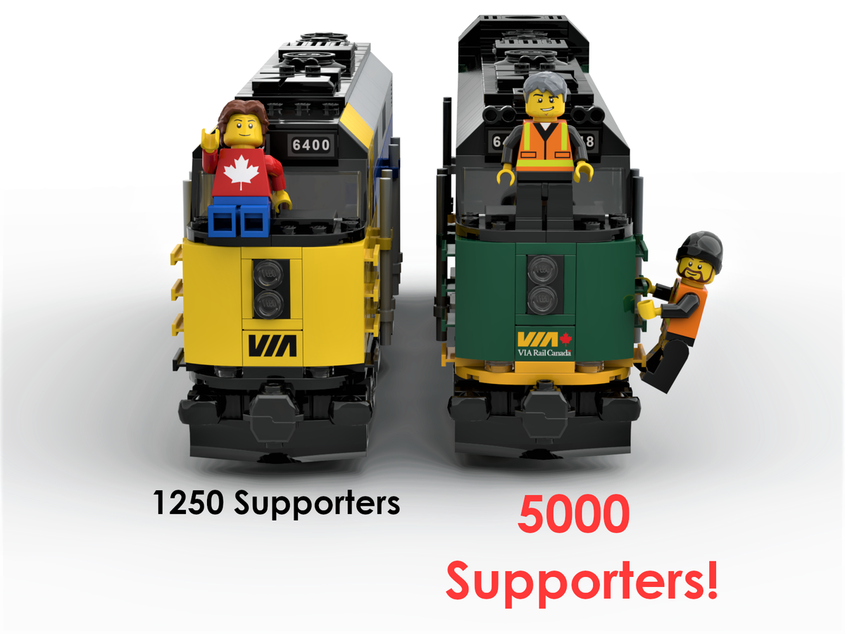 LEGO IDEAS Via Rail Canada The Canadian